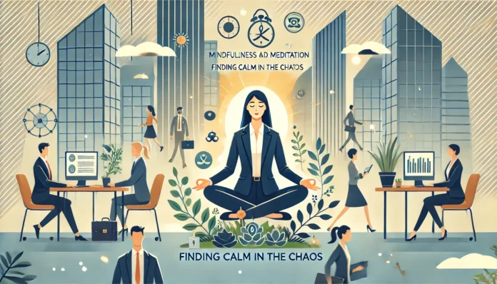 Mindfulness and Meditation for Busy Professionals Finding Calm in the Chaos