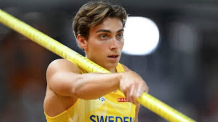 armand Duplatis wins gold in pole vault